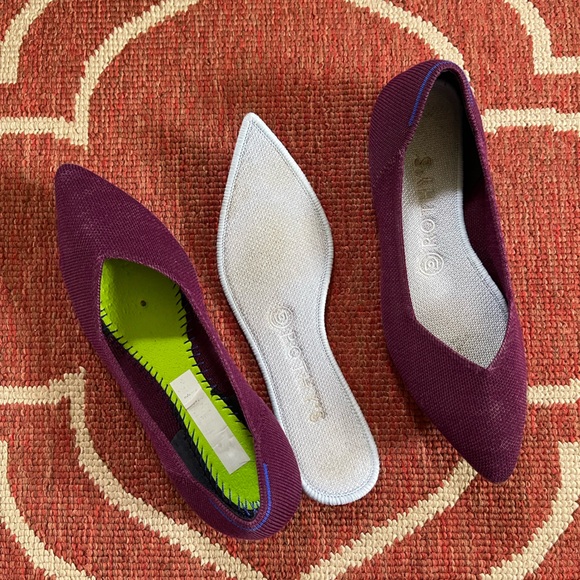 Rothy’s Merino Wool Point, Purple, Size 7.5 - Picture 5 of 5